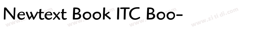 Newtext Book ITC Boo字体转换